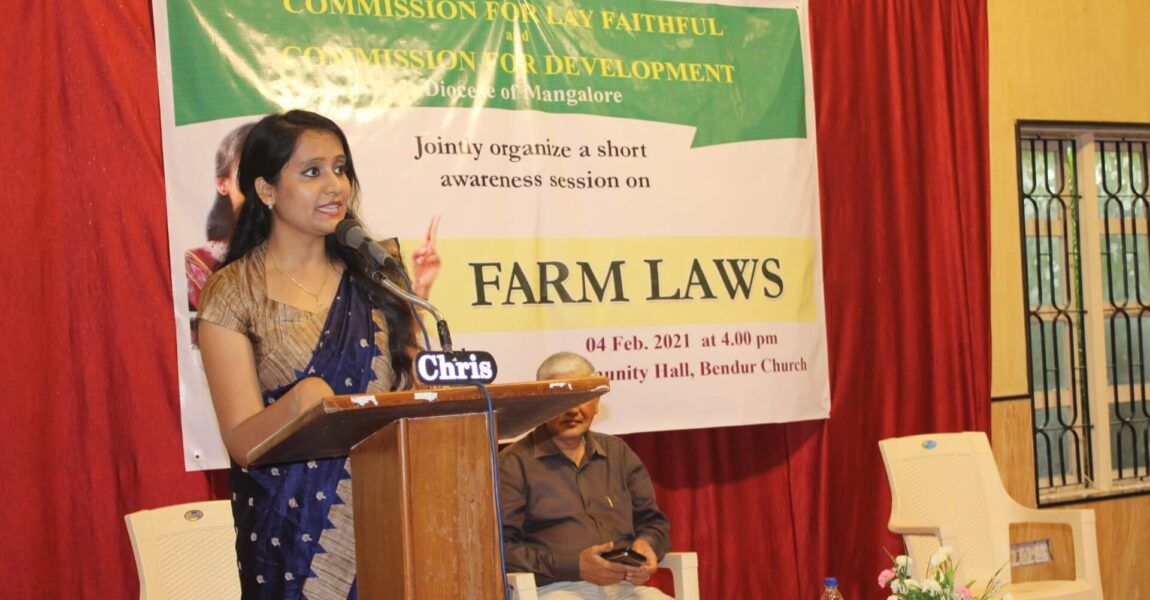 The Diocese of Mangalore organizes awareness sessions on Farm Laws.